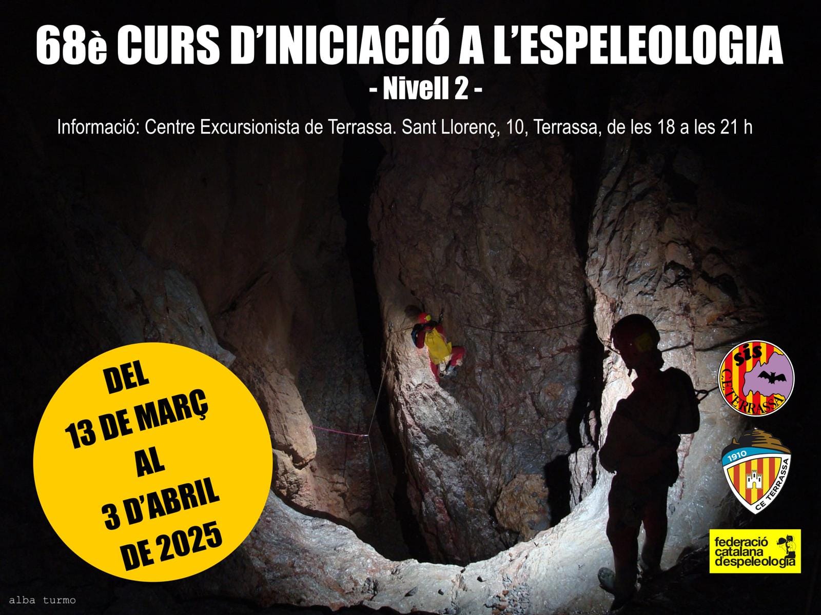 68º Curso de iniciación a la espeleología - Nivel 2