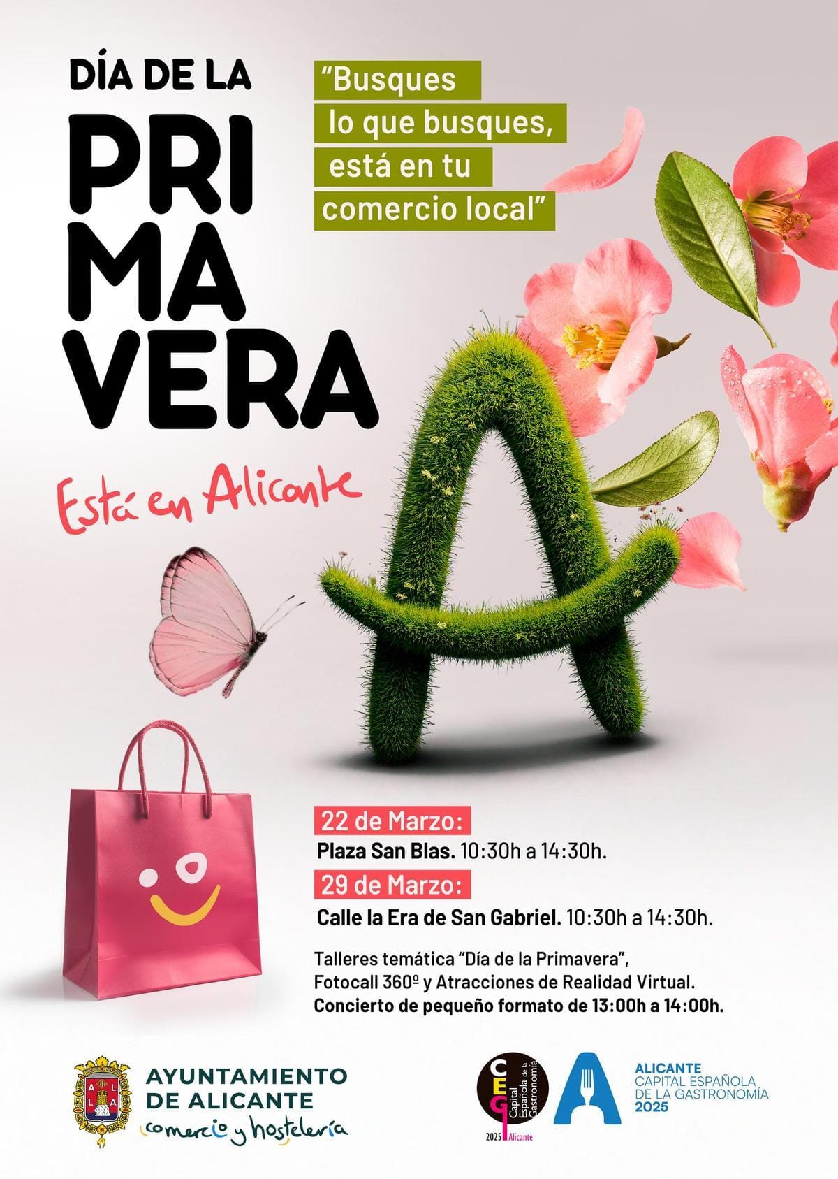 Actividades de primavera del comercio local