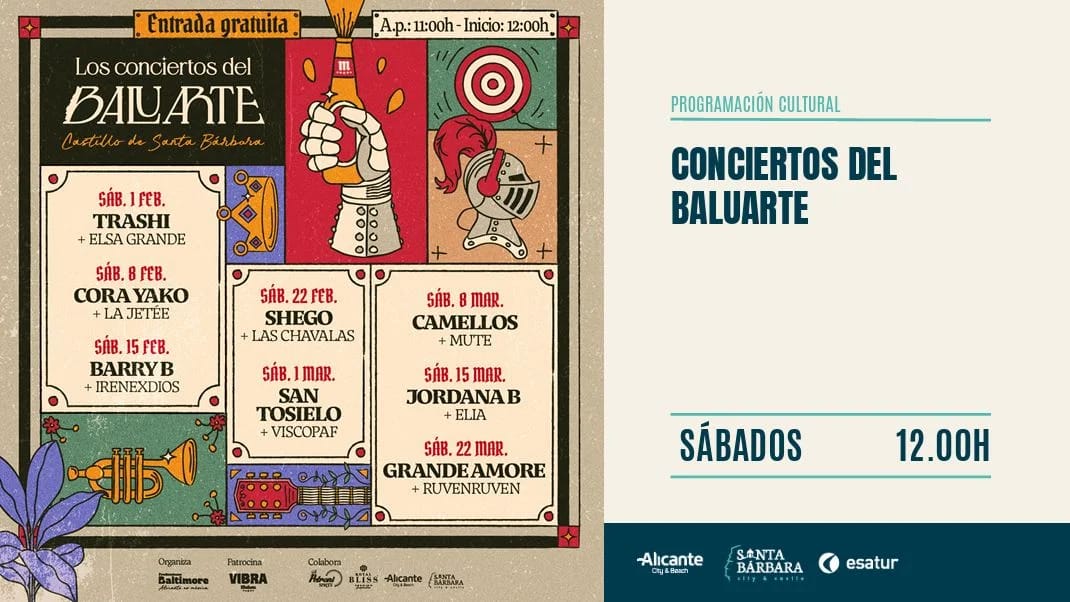 LOS CONCIERTOS DEL BALUARTE