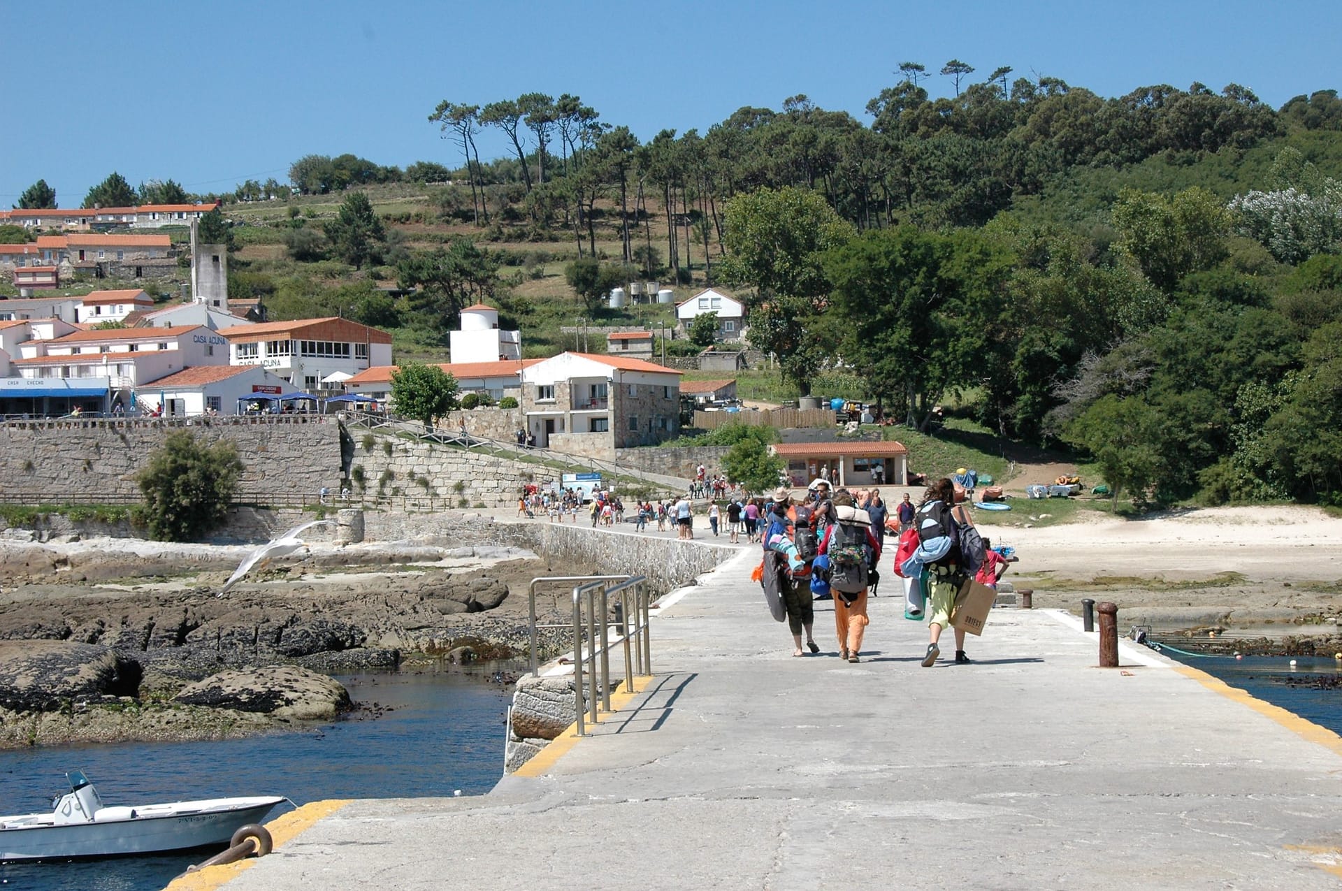 Salida a la isla de Ons con la Diputación