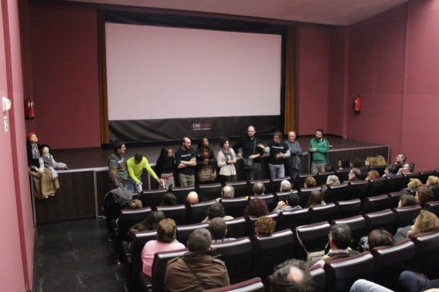 Proyección de la película 'Aventura do Arosa'