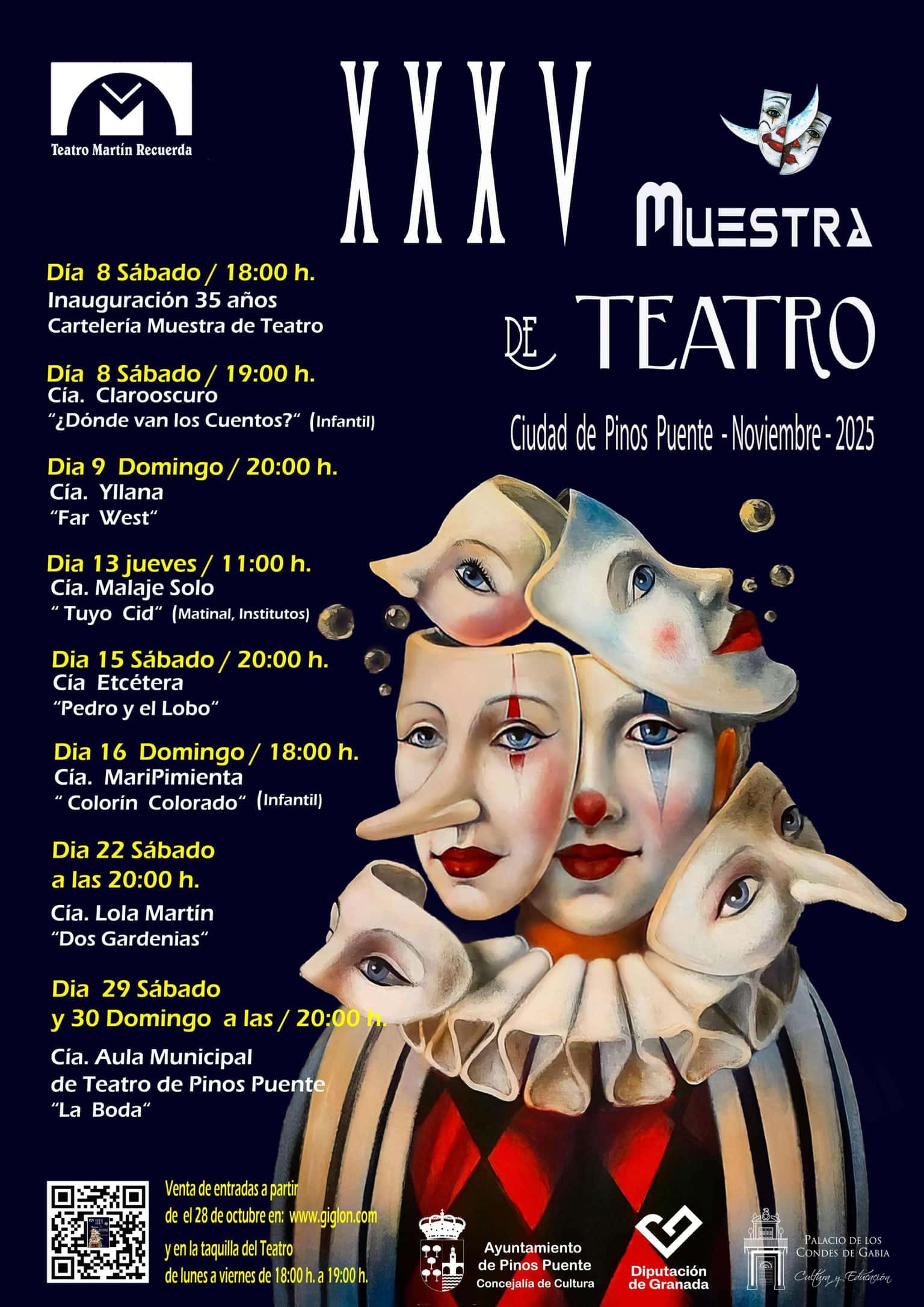 Teatro en Pinos Puente: Yllana y colectivos locales