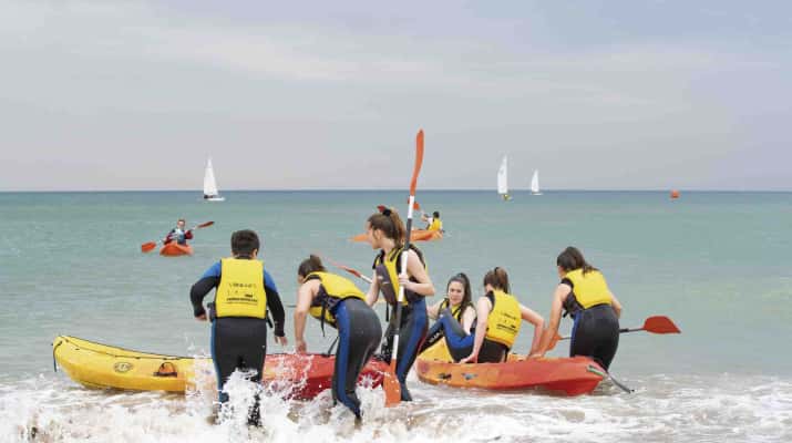 Activitats nàutiques al Centre Municipal de Vela