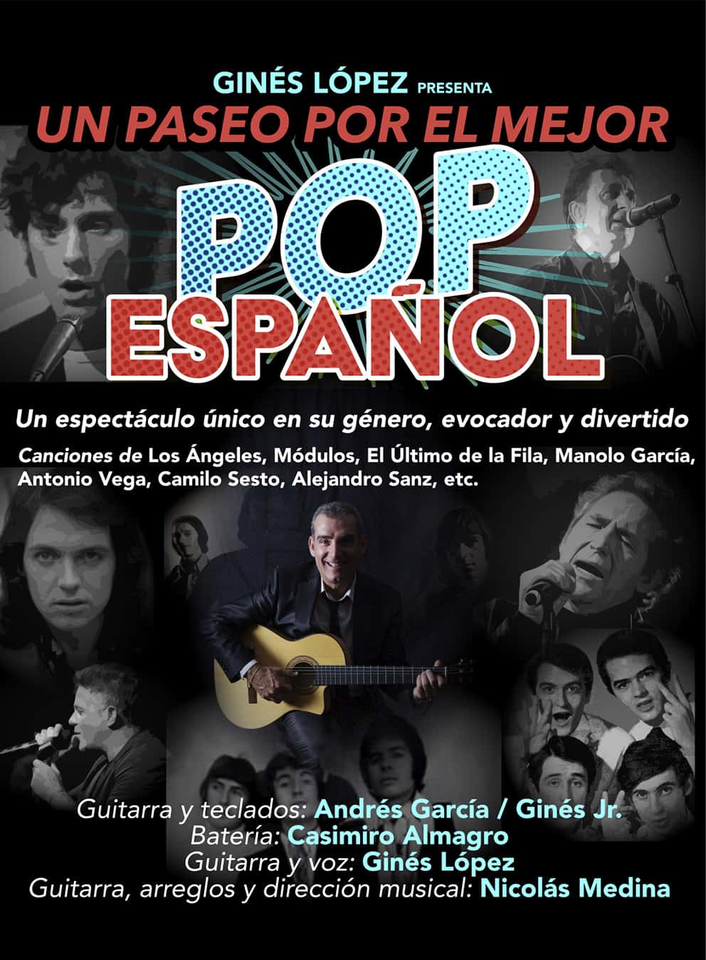 Verano Cultural 2026 - 27 Ciclo de Conciertos: Ginés López - Un paseo por el mejor pop español