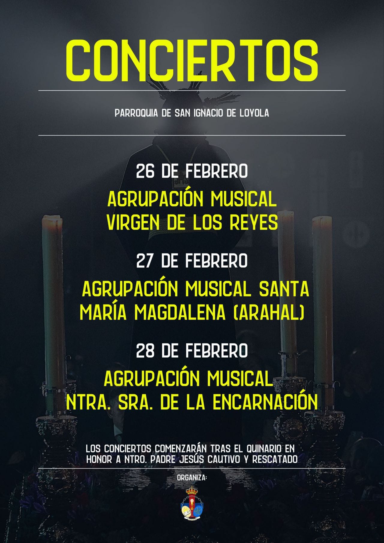 Concierto de la AM Santa María Magdalena del Arahal en San Pablo