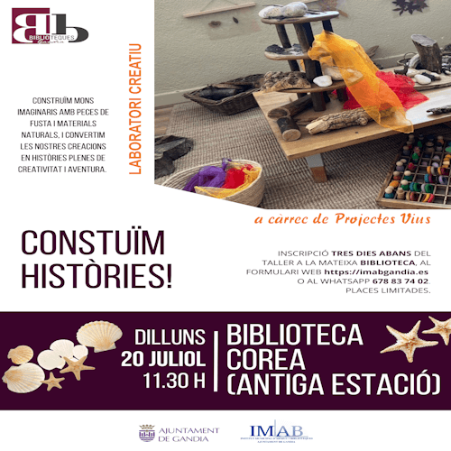 Laboratorio Creativo: Construïm Històries!