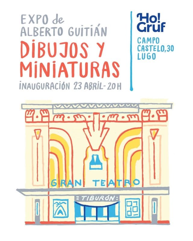 Exposición 'Dibujos y miniaturas' de Alberto Guitián