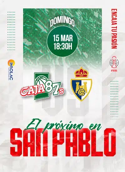 Insolac Caja 87 Baloncesto vs Clínica Ponferrada SDP