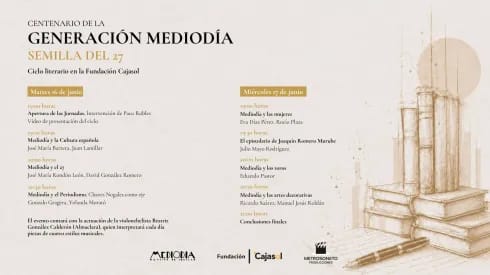 Ciclo literario 'La Generación Mediodía, semilla del 27'