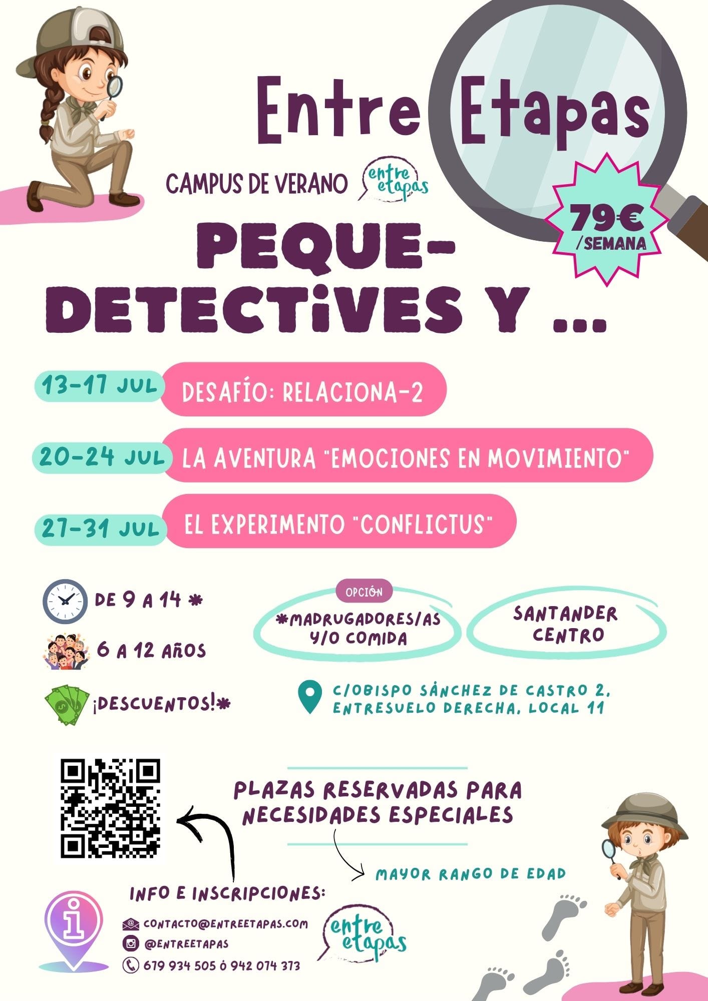 Campus infantil de verano 'Peque-Detectives' - Entre Etapas