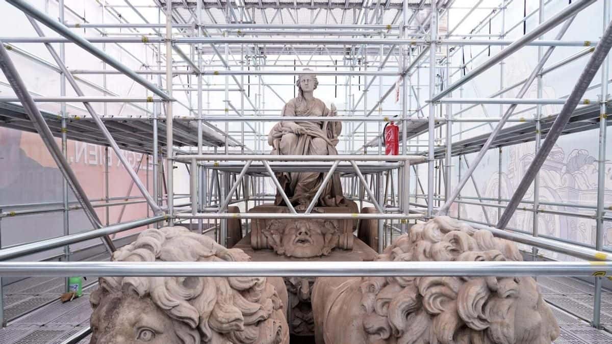 Visitas guiadas a la fuente de Cibeles - Abierto por Restauración