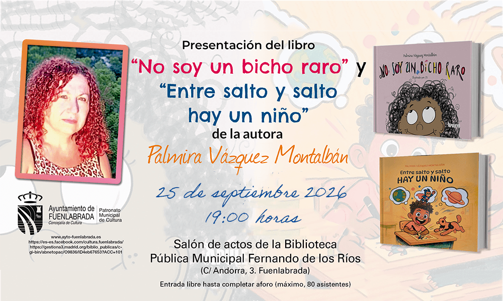 Presentación de los libros 'No soy un bicho raro' y 'Entre salto y salto hay un niño'