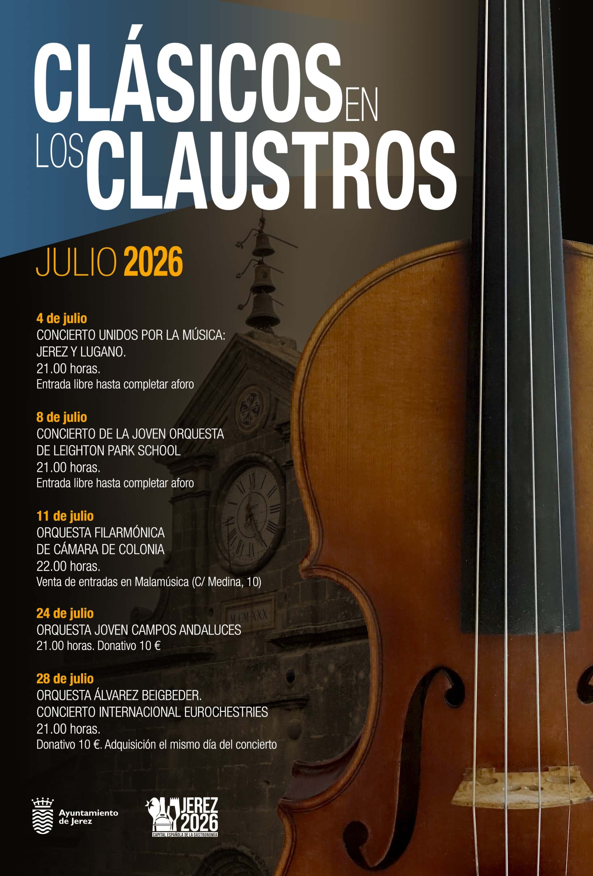 Clásicos en los Claustros. Concierto Unidos por la Música