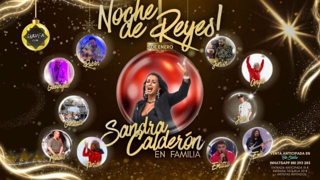 Noche de Reyes con Sandra CalderĂłn e Invitados