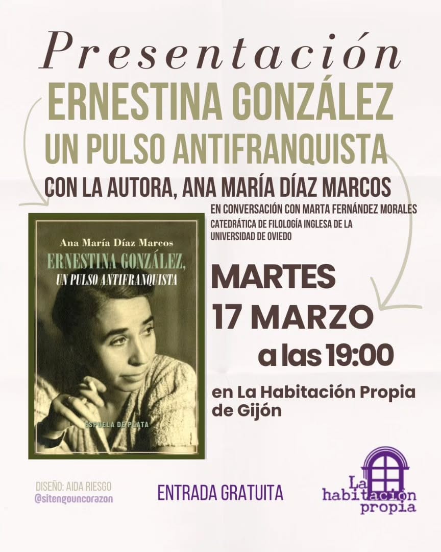 Presentación del libro 'Ernestina González: Un pulso antifranquista'