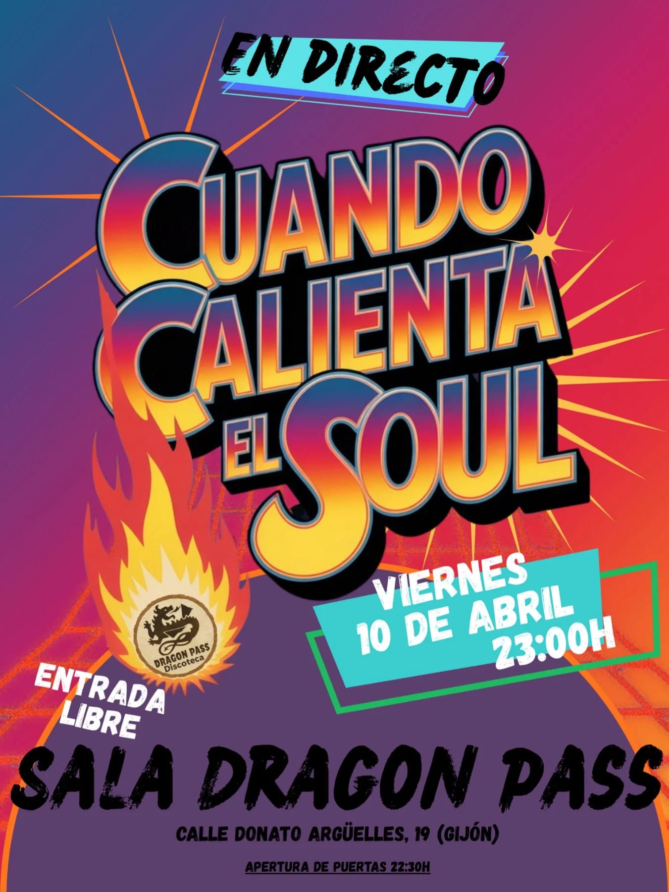 Presentaci贸n de Cuando Calienta El Soul