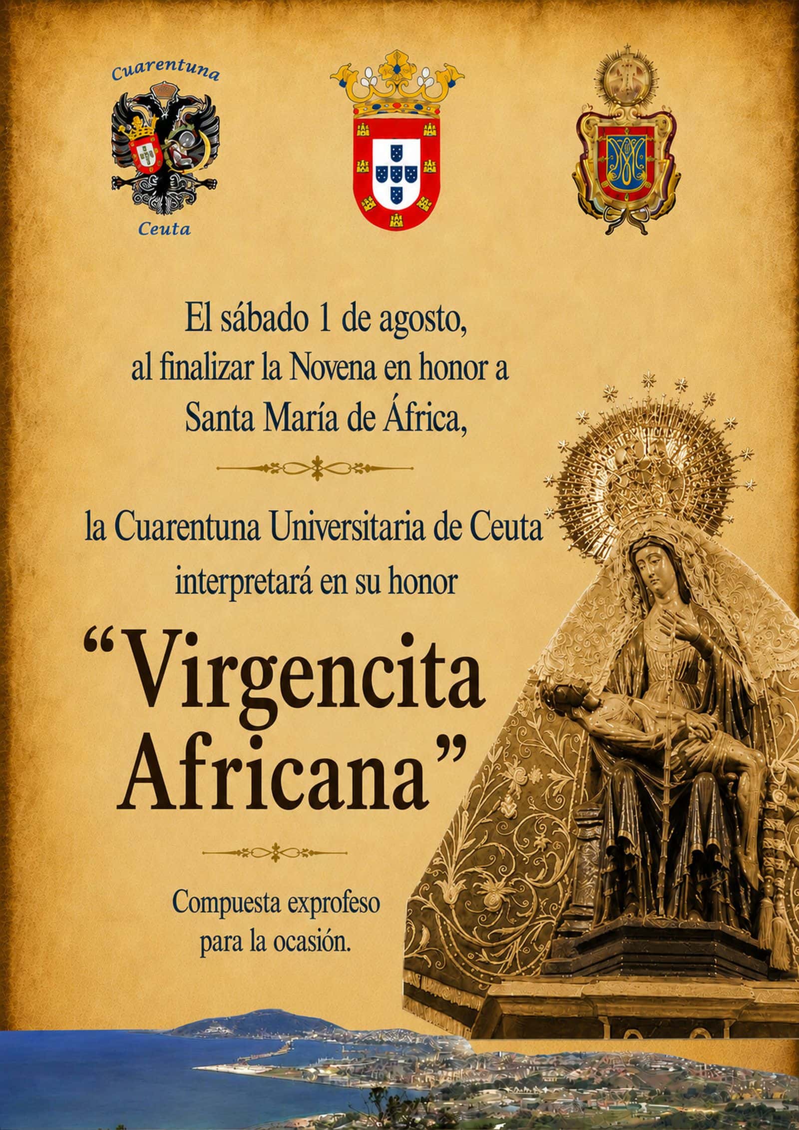 Estreno de composición de la Cuarentana Universitaria de Ceuta