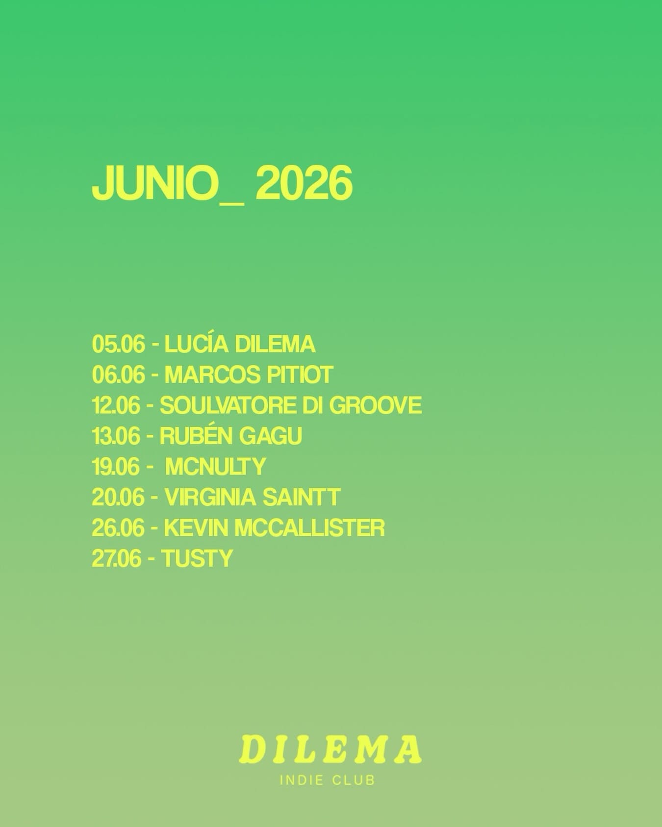 Sesi贸n con Tusty en Dilema Indie Club
