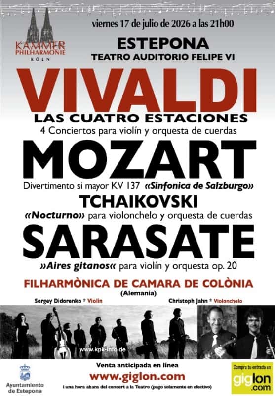 Concierto de verano de la Orquesta Filarmónica de Cámara de Colonia