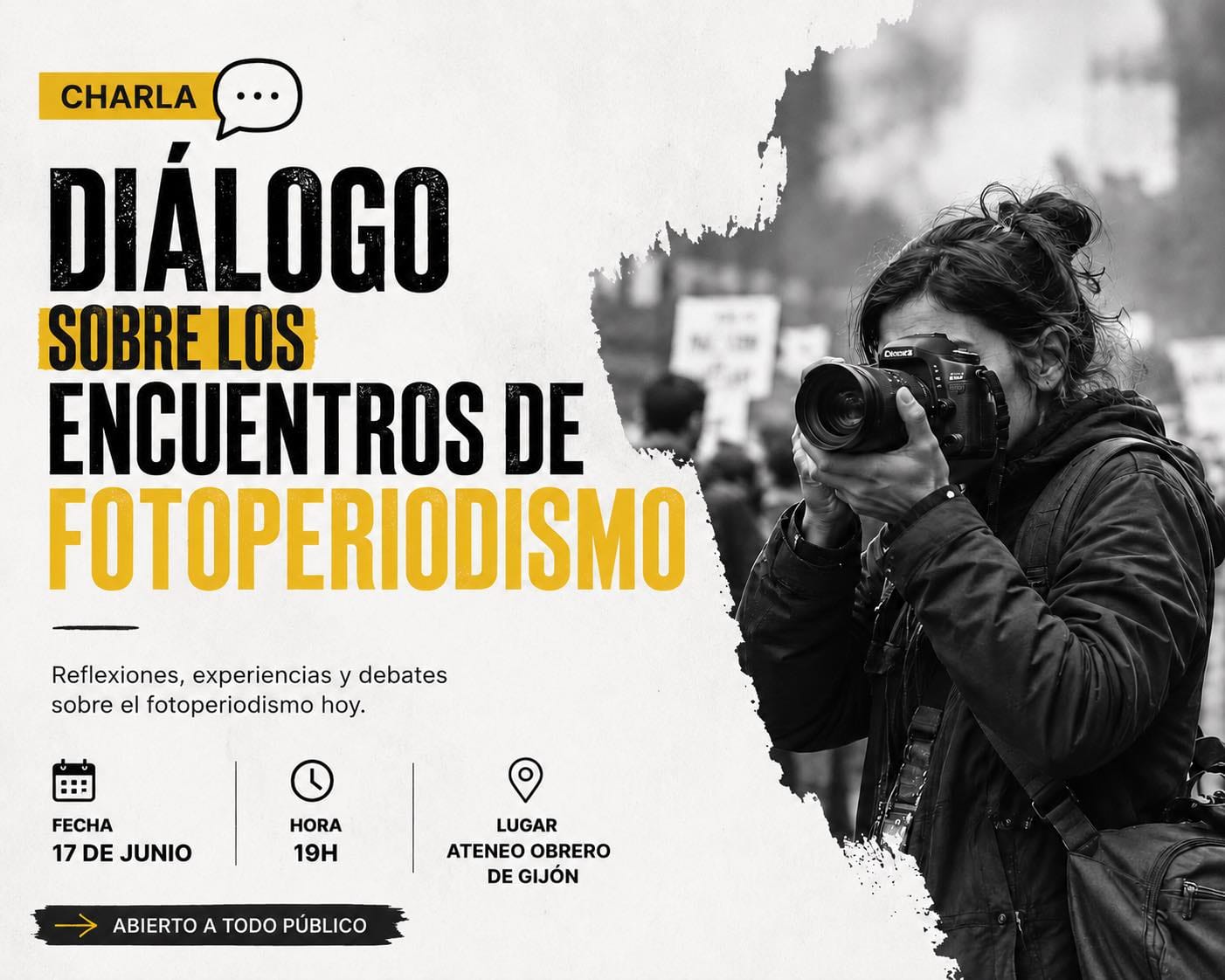 Di谩logo sobre los Encuentros de Fotoperiodismo