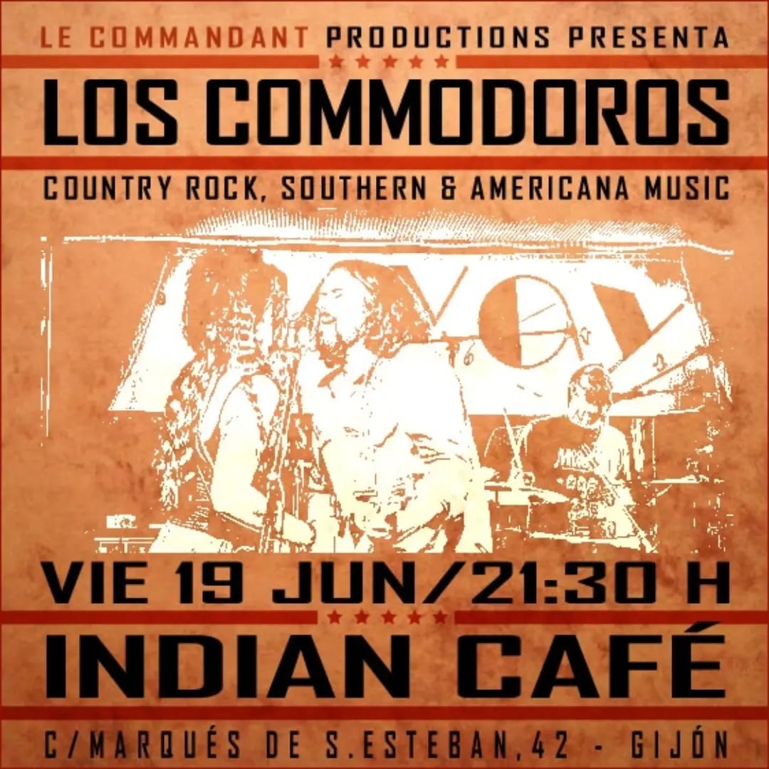 Concierto de Los Commodoros en Indian Café