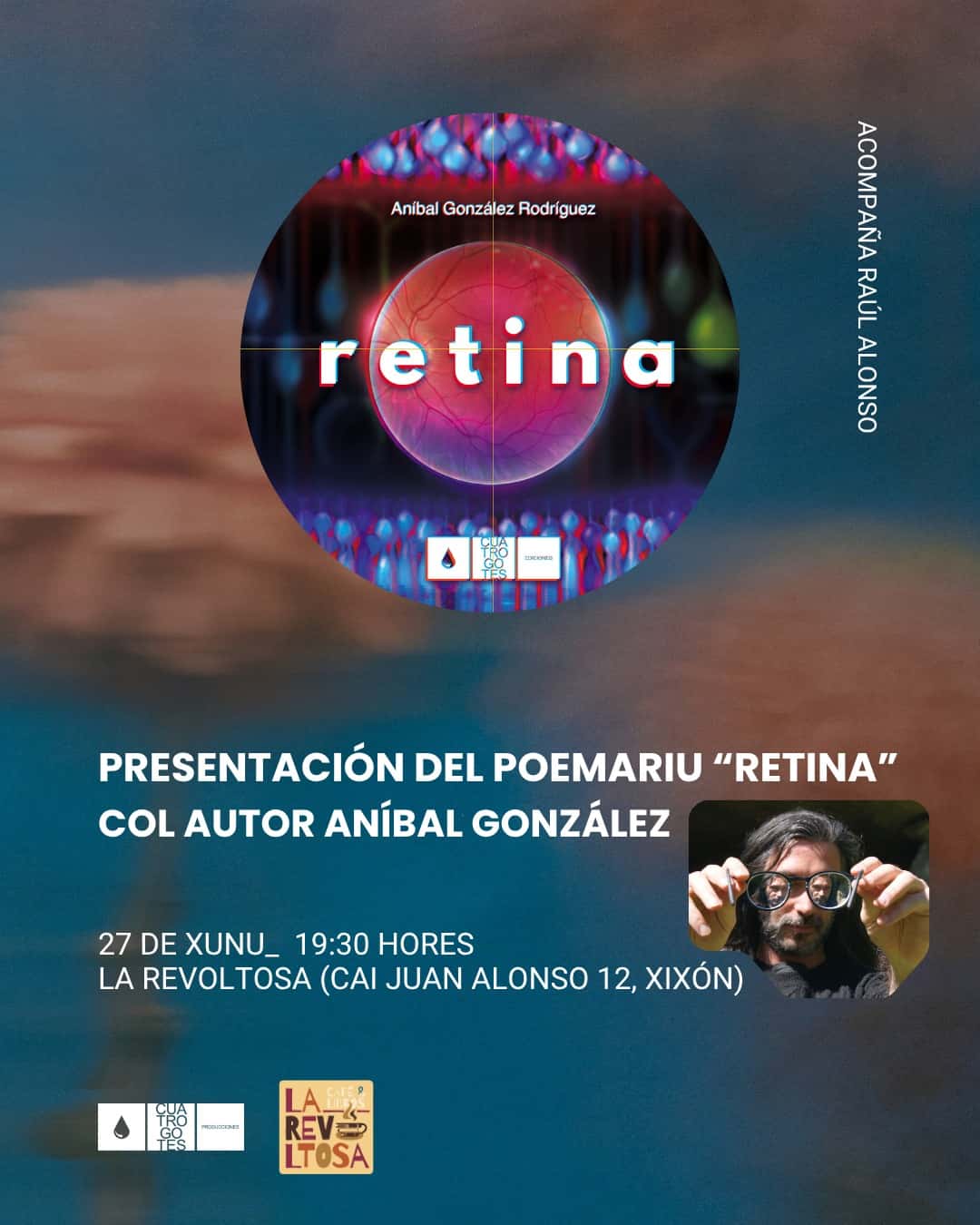 Presentación del poemario 'Retina' de Aníbal González