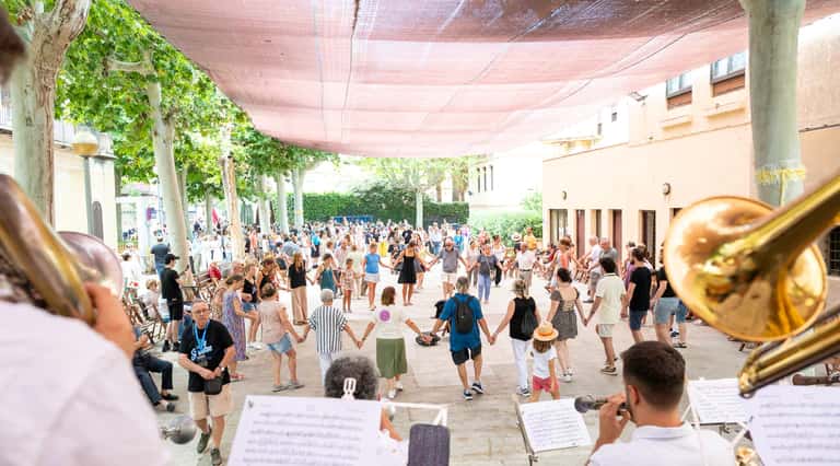 Ballada de sardanes en la Festa Major de Mataró