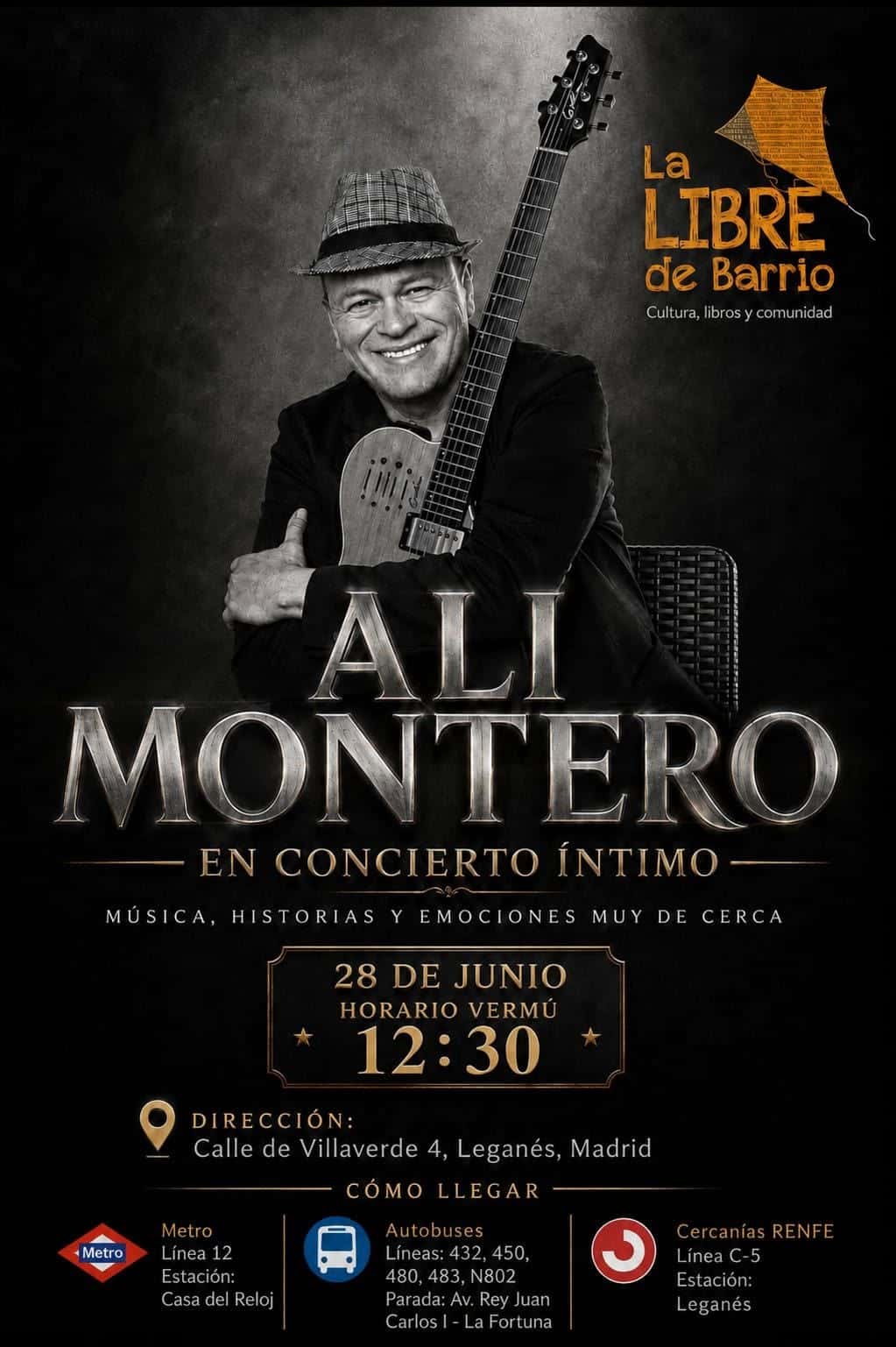 Ali Montero en concierto íntimo