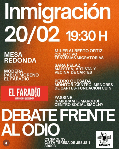 Mesa redonda 'Inmigración: Debate frente al odio'