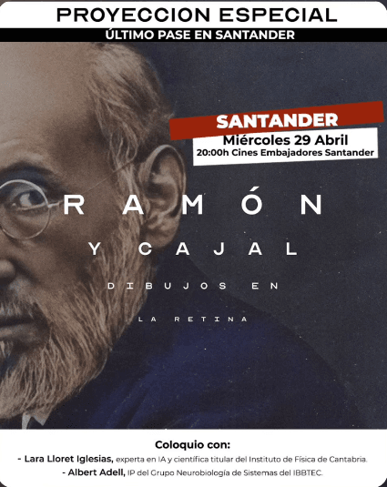 Proyección y coloquio: Ramón y Cajal: Dibujos en la retina