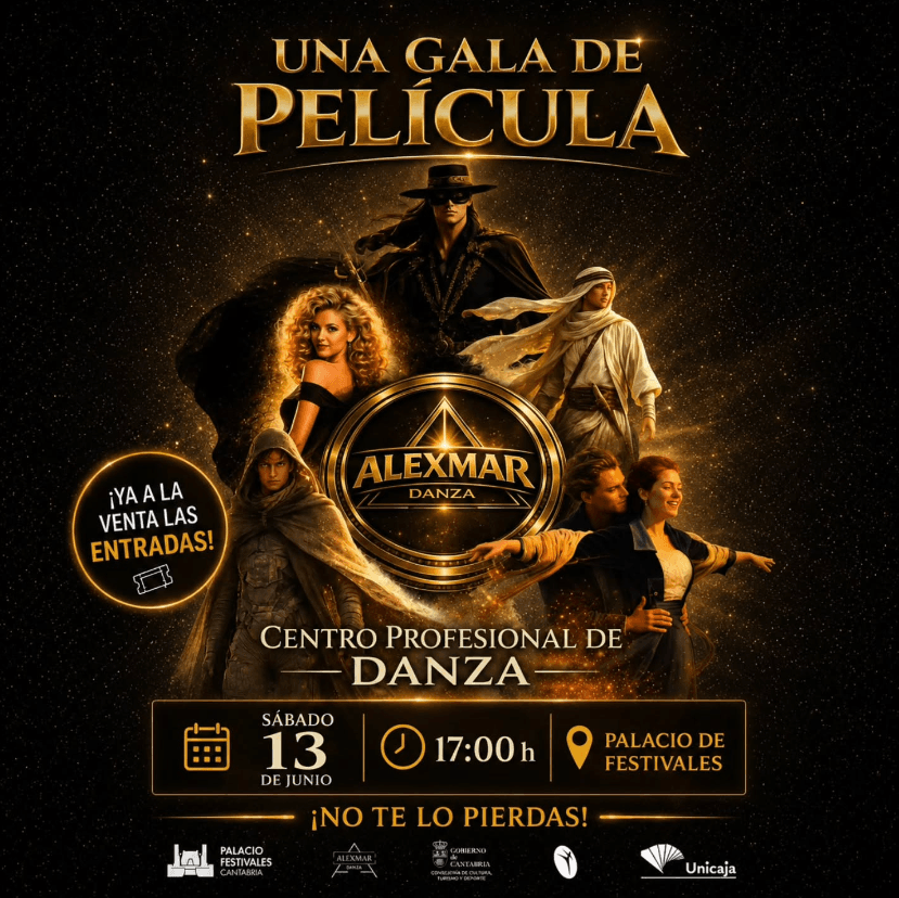 Una gala de película del Centro Profesional de Danza Alexmar