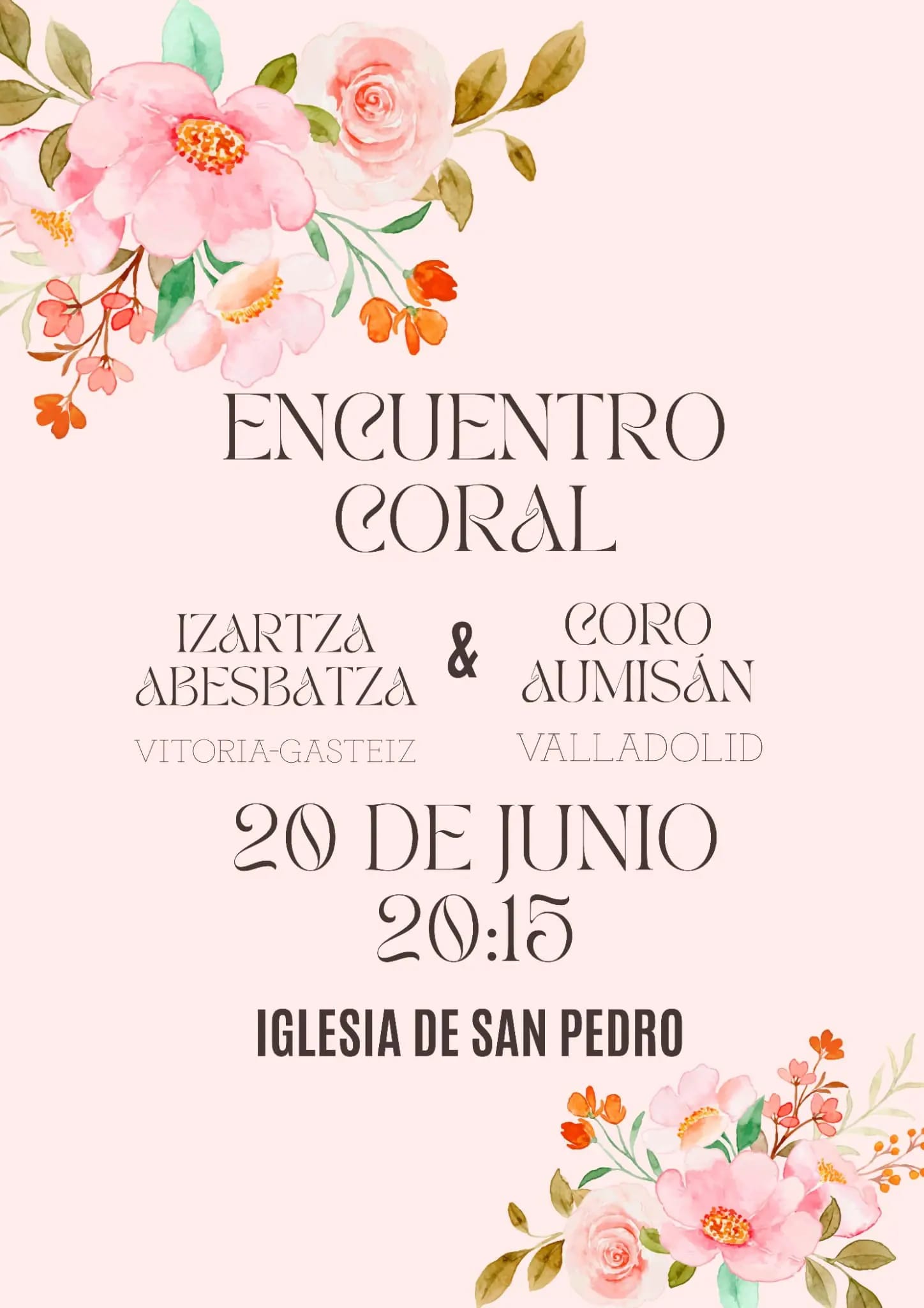 Encuentro coral: IZARTZA Abesbatza y Coro AUMISAN