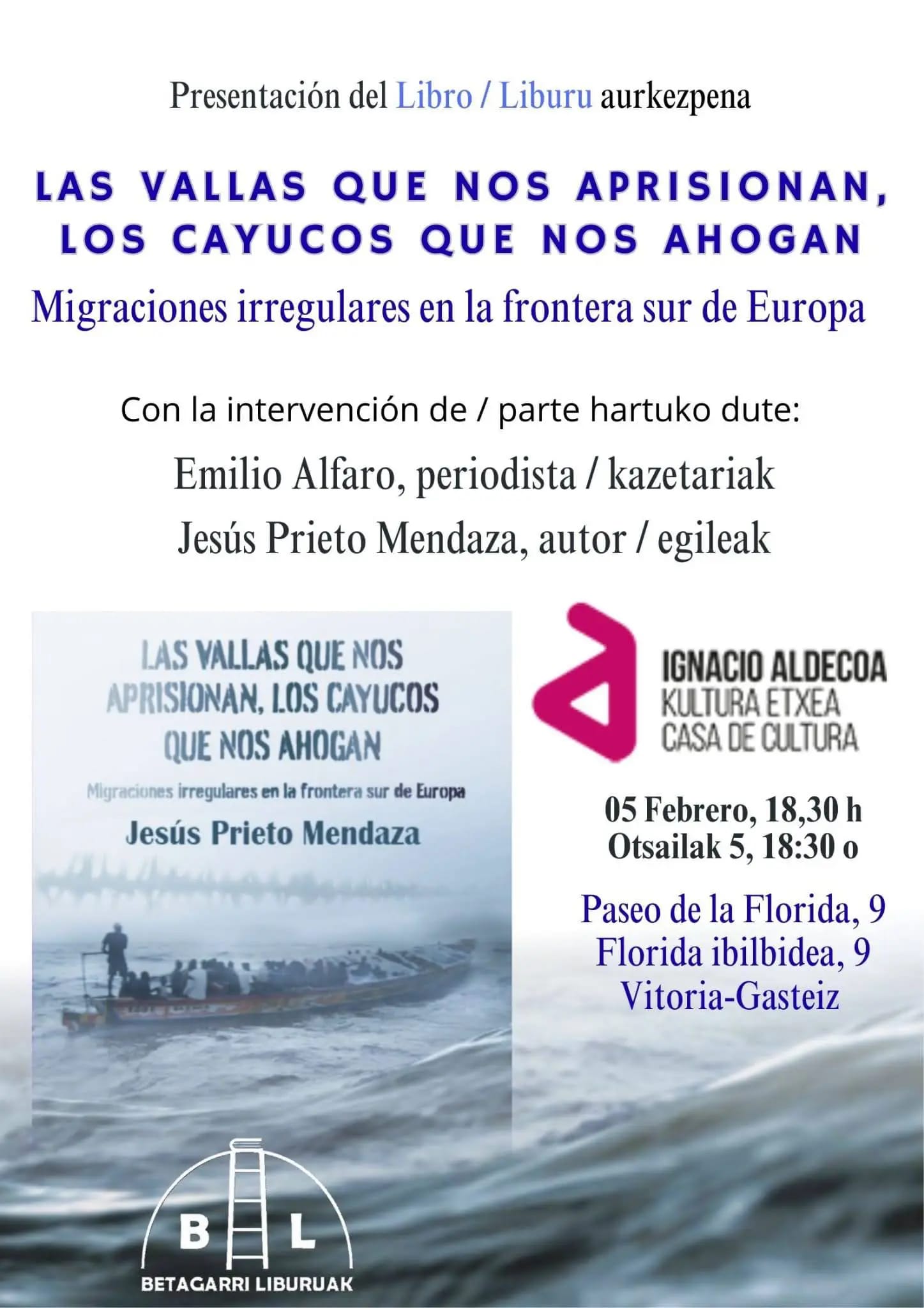 Presentación del libro 'Vallas que nos aprisionan, los cayucos que nos ahogan'