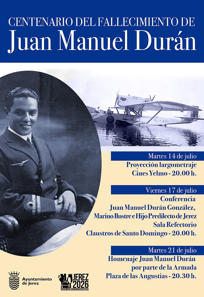 Conferencia: Juan Manuel Durán González, Marino Ilustre e Hijo Predilecto de Jerez