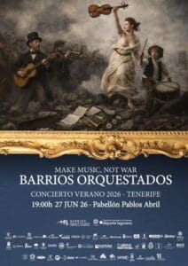 Barrios orquestados ‘Make music, not war’