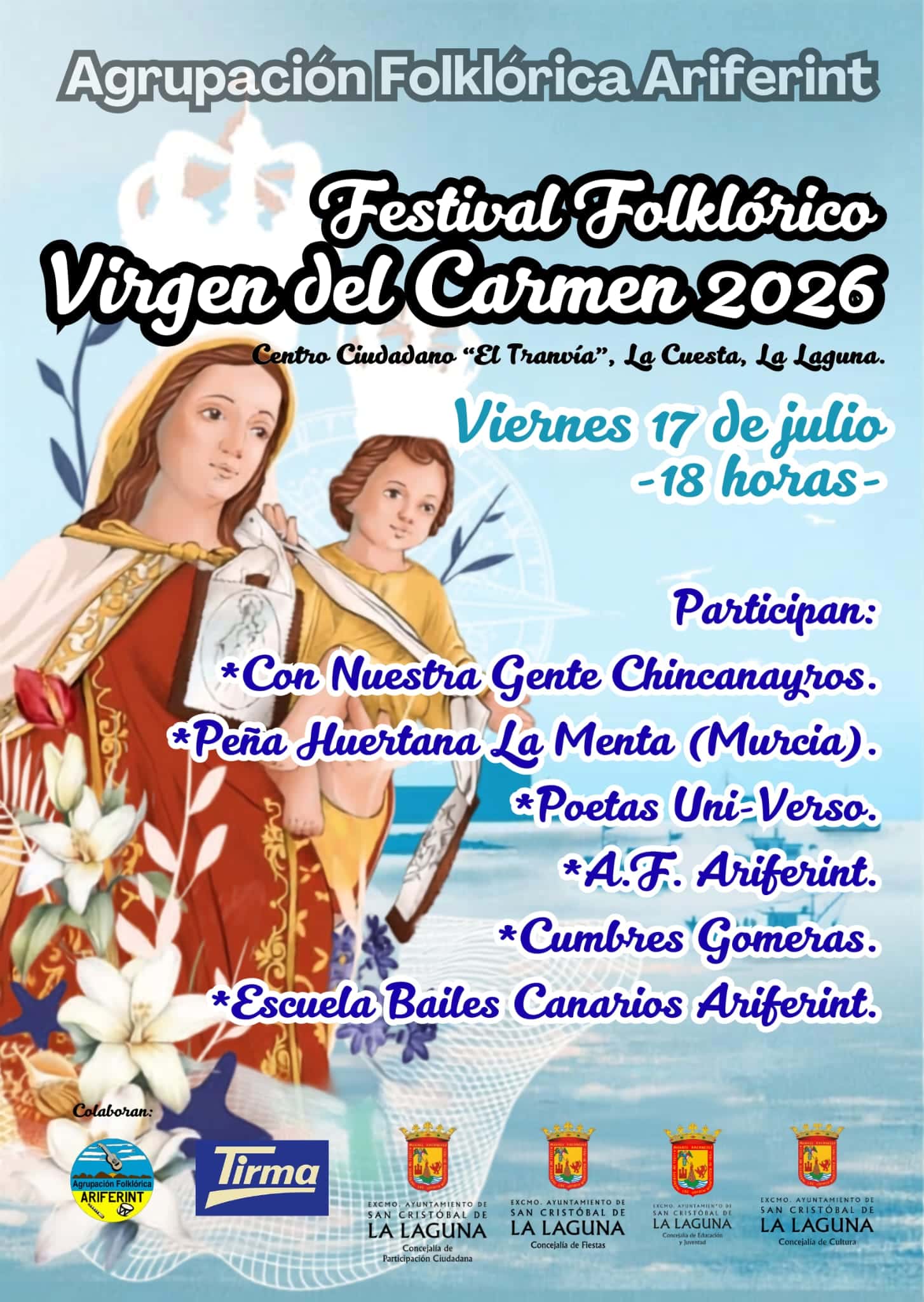 Festival Folklórico Virgen del Carmen 2026