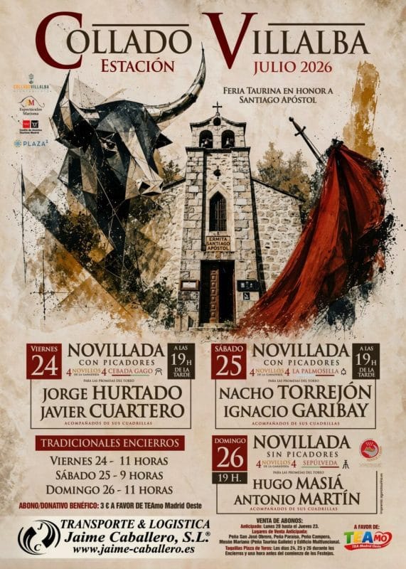 Feria taurina de las Fiestas de Santiago Apóstol en Collado Villalba