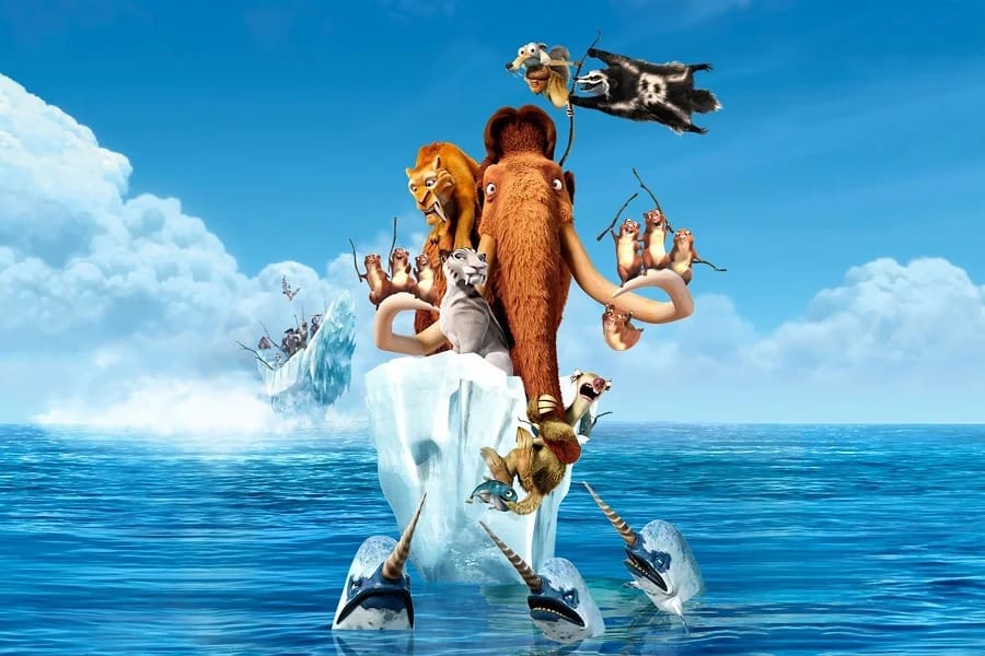 Proyección de la película 'Ice Age 4: Continental Drift'