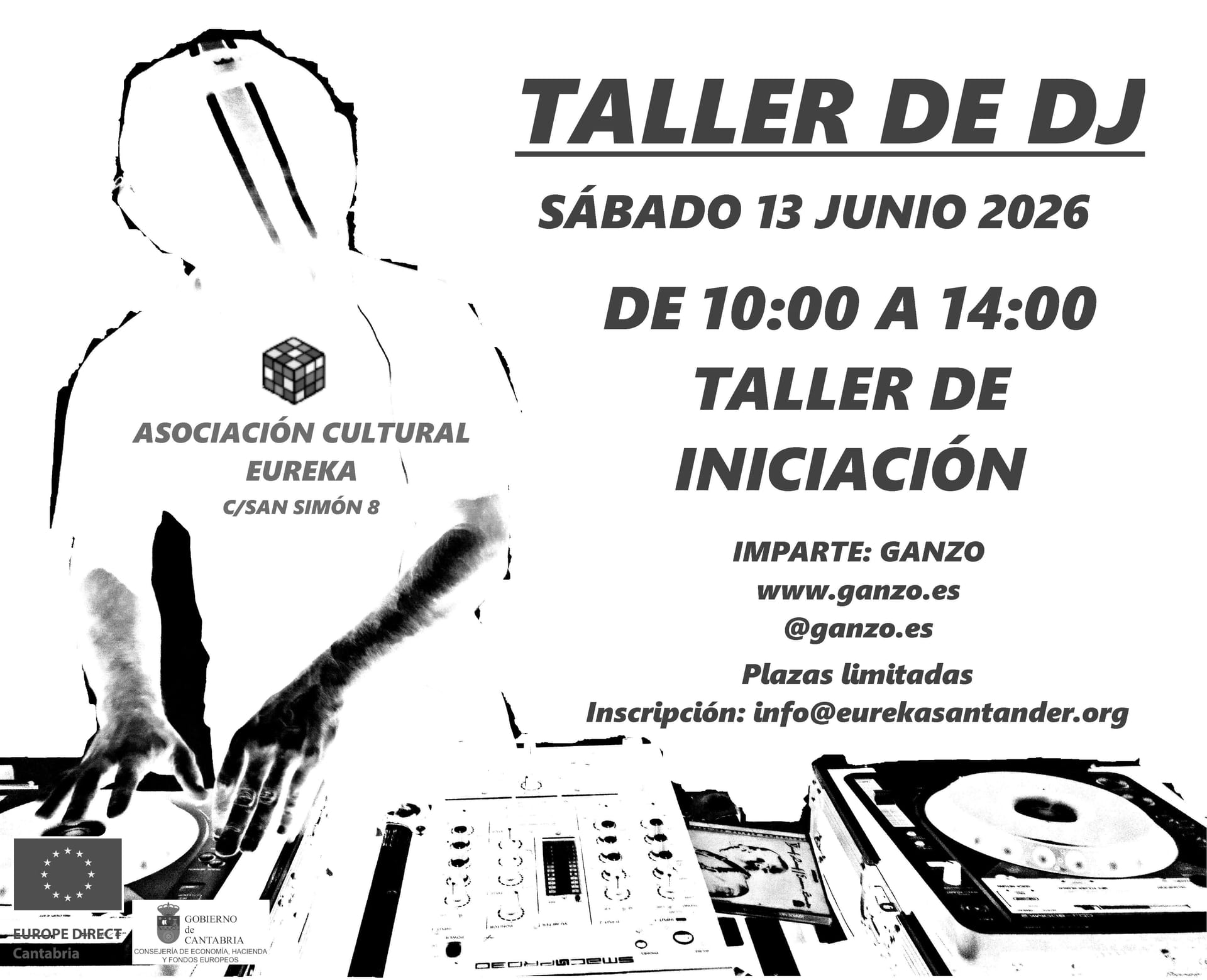 Taller de DJ iniciación impartido por Ganzo