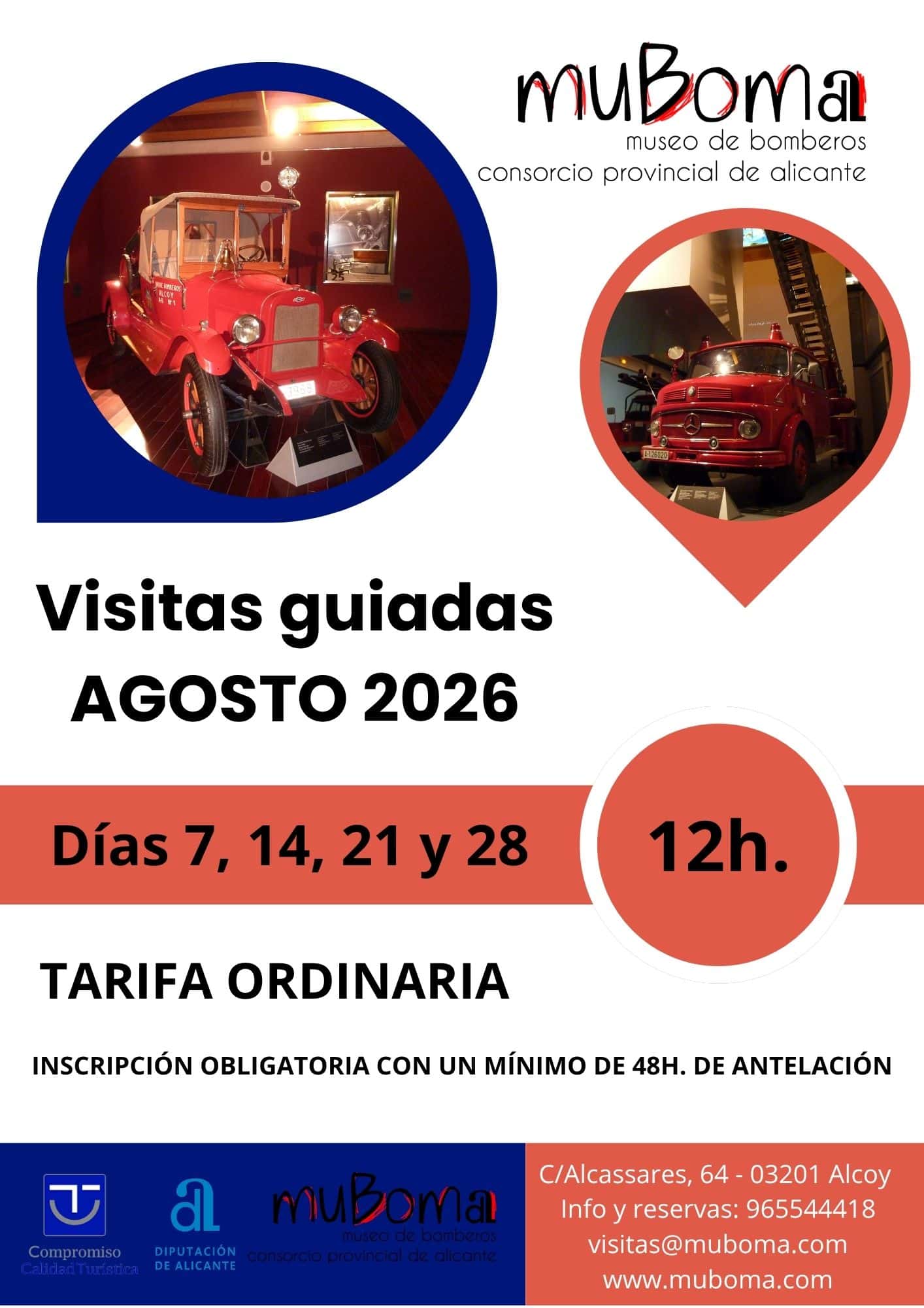 Visitas guiadas al Museo Provincial de Bomberos (MuBoma)