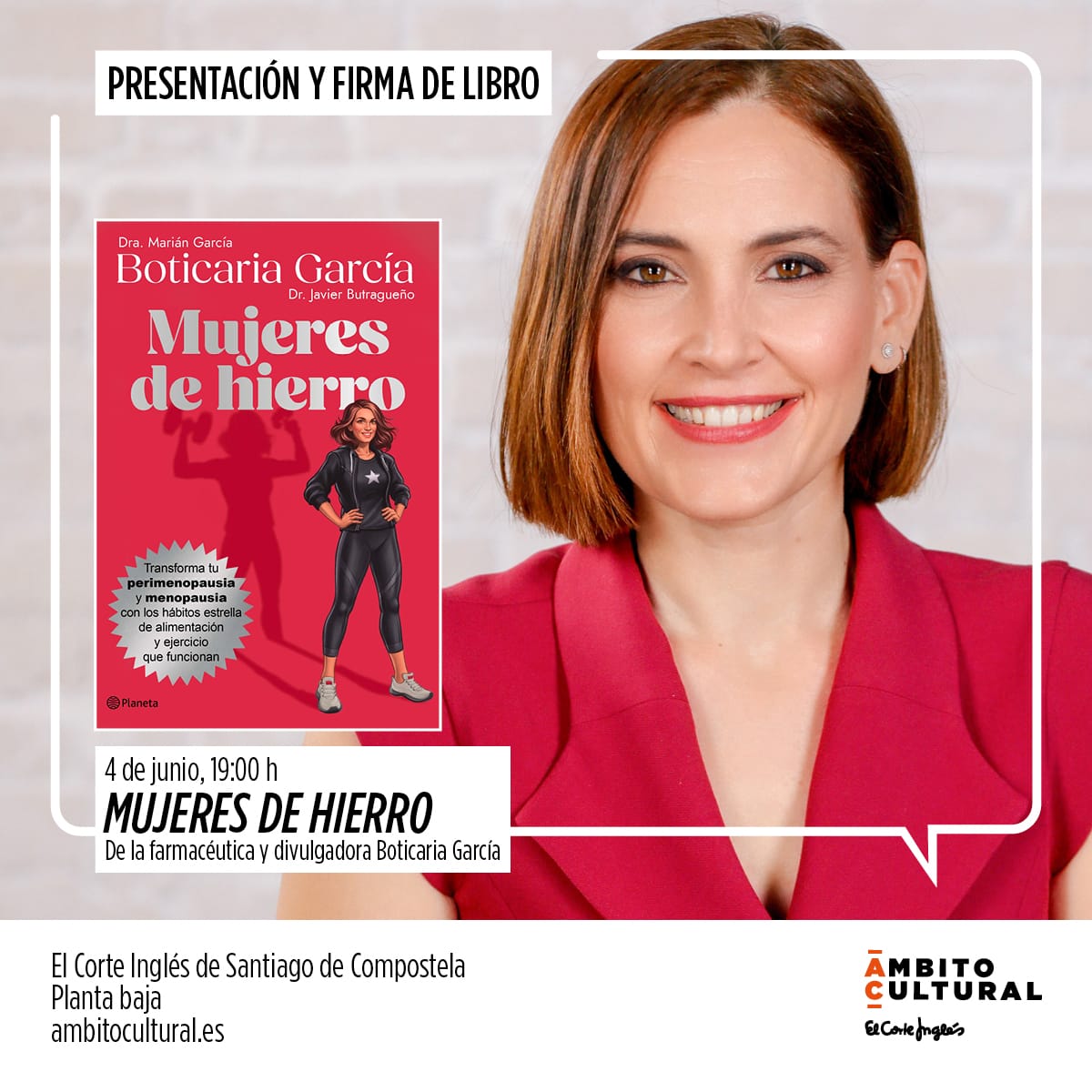 Presentación del libro 'Mujeres de hierro' de Boticaria García