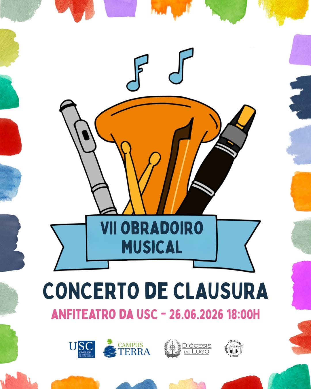 Concerto de clausura do obradoiro musical da Banda Filharmónica de Lugo