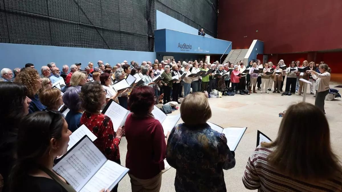 Encuentro de coros con poemas gallegos