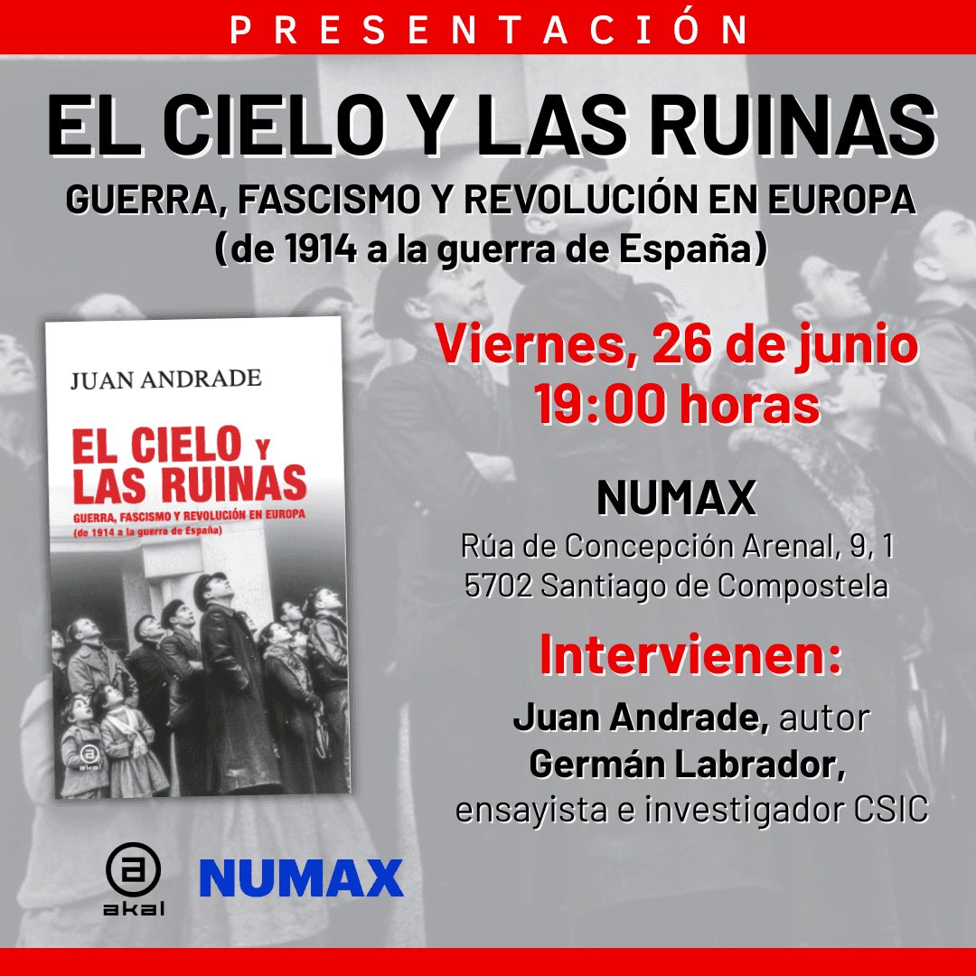 Presentación del libro 'El cielo y las ruinas' de Juan Andrade