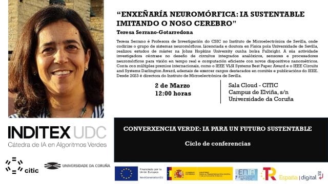 Enxeñaría Neuromórfica: IA sostible imitando o noso cerebro
