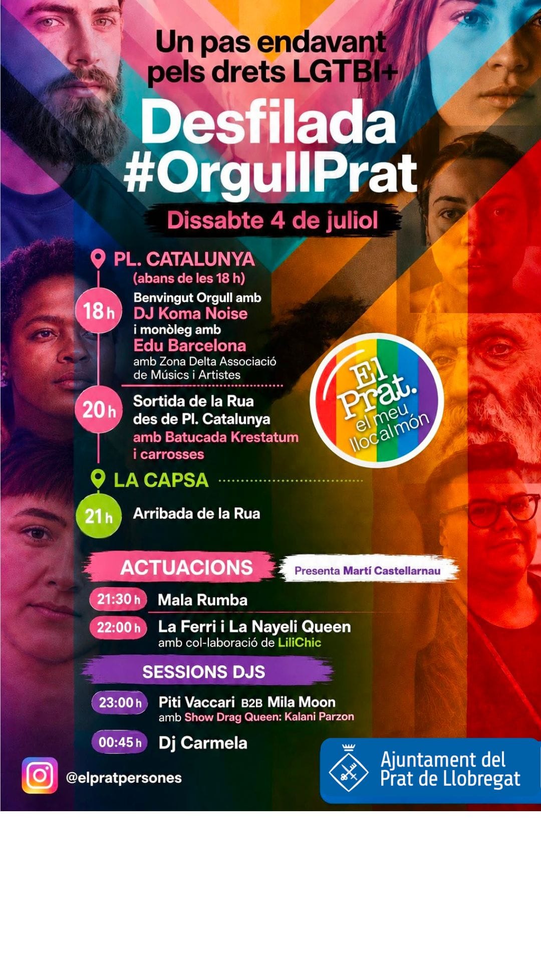 El Prat celebra la diversidad en su quinta desfilada