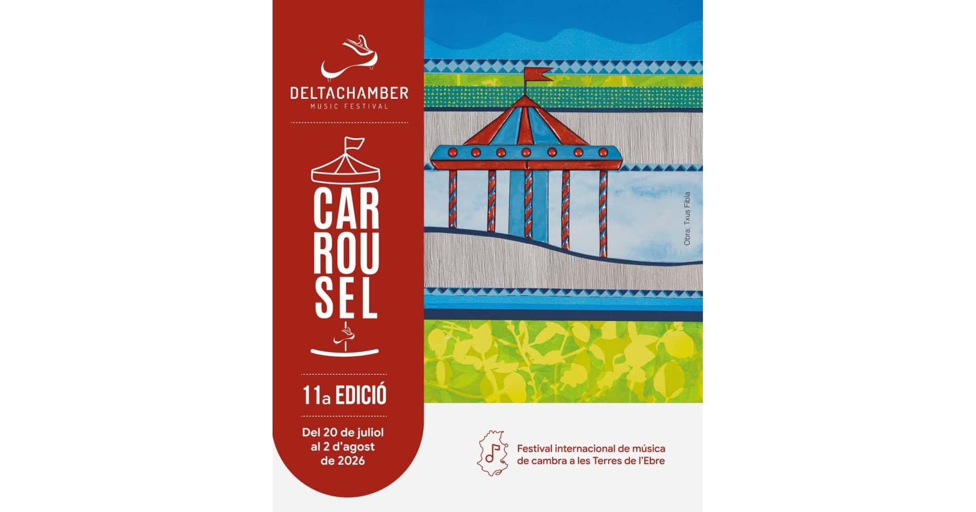 Concerts individuals socials a la Fundació Mercè Pla - DeltaChamber Music Festival