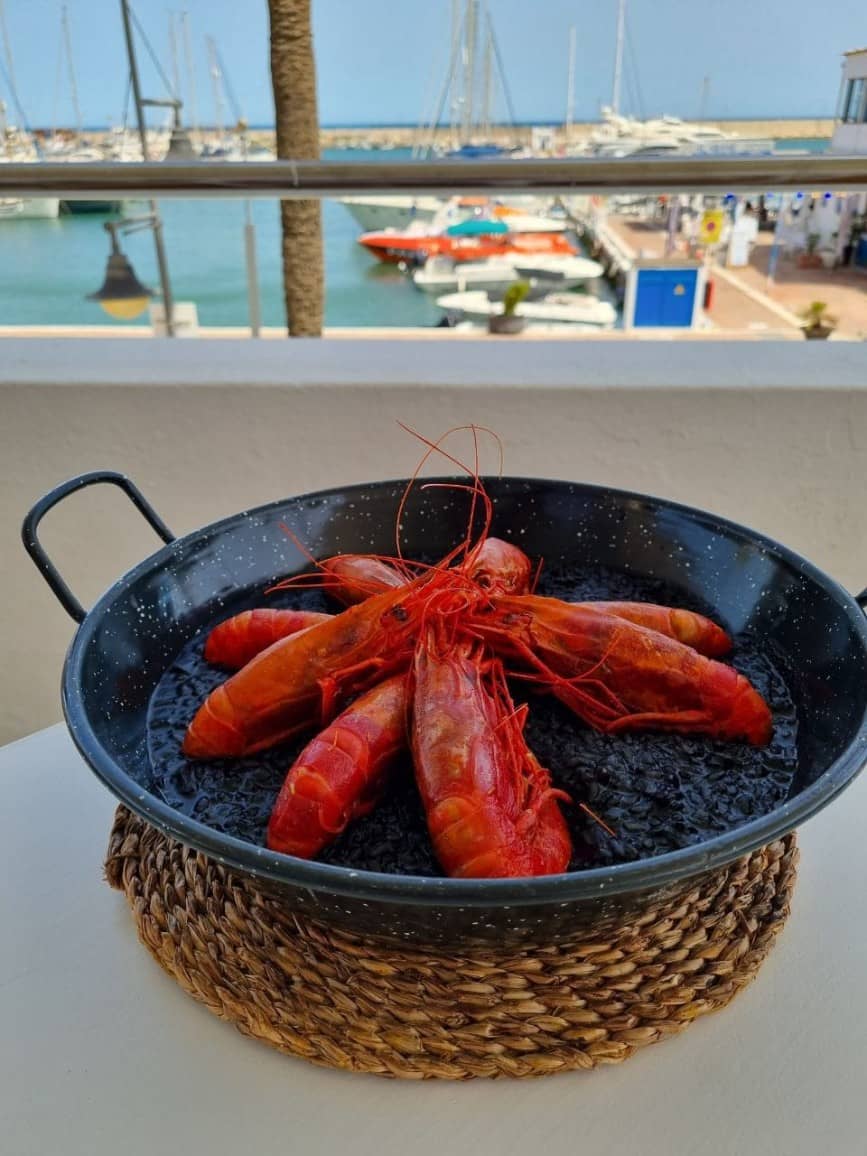 Comer frente al mar en El Palangre de Estepona