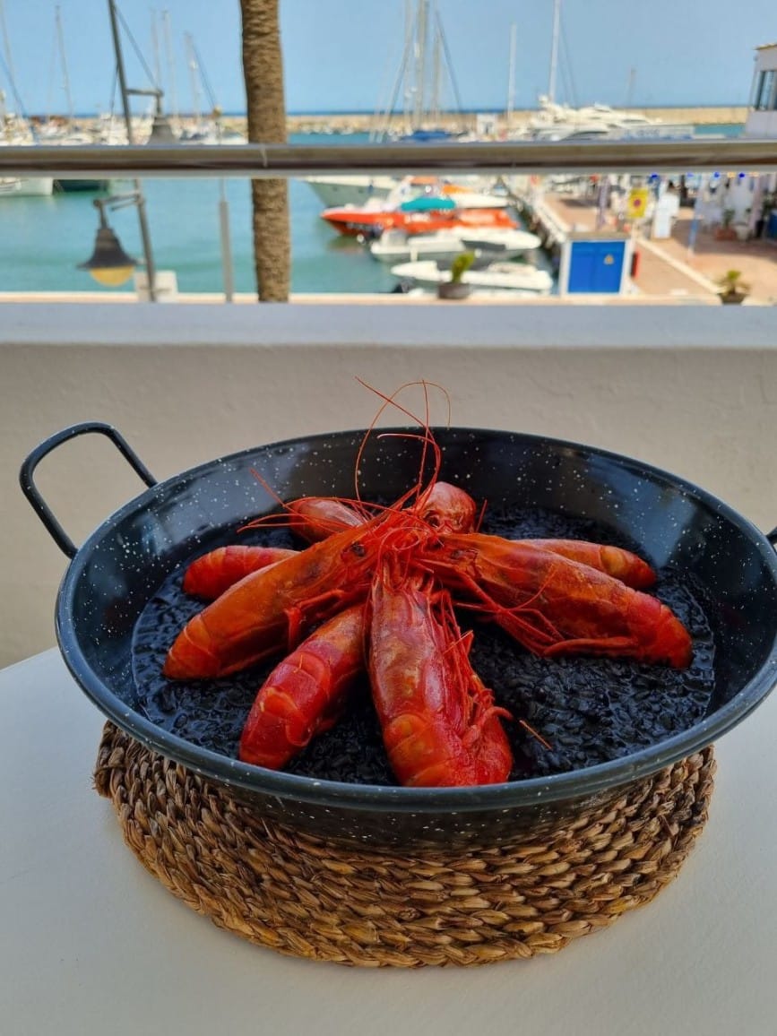Comer frente al mar en El Palangre de Estepona