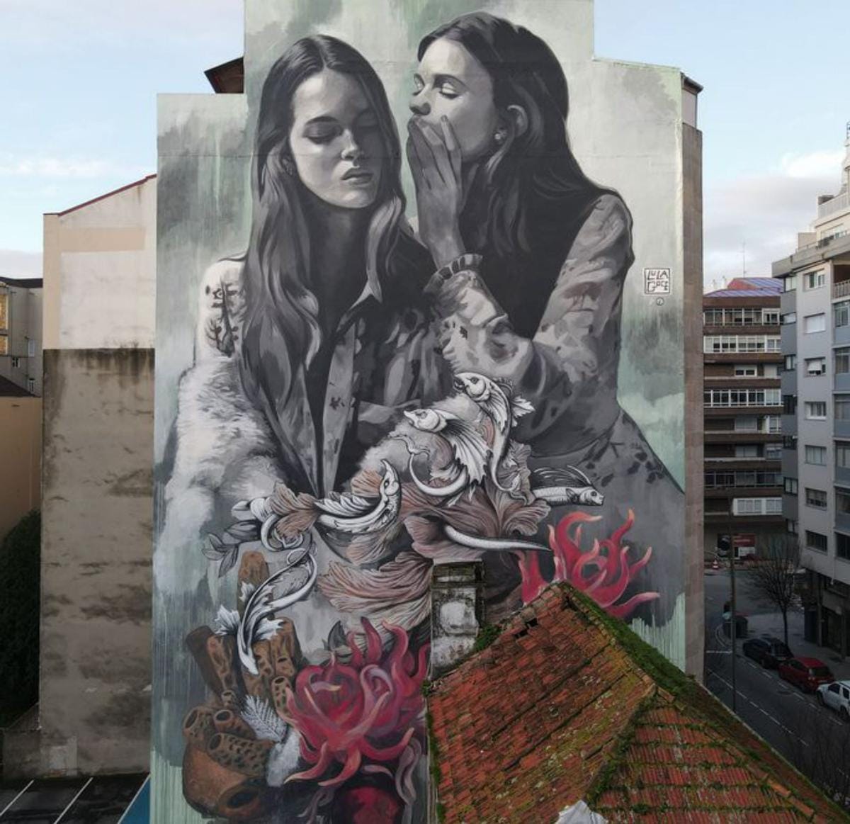 Ruta de arte urbano de Vigo al espigón de Baiona